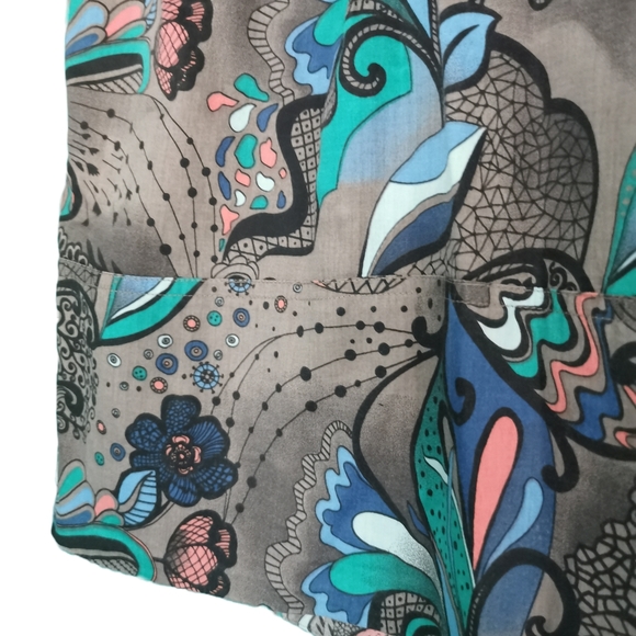 Fat Face Floral Print Skirt With Pockets - Picture 4 of 6